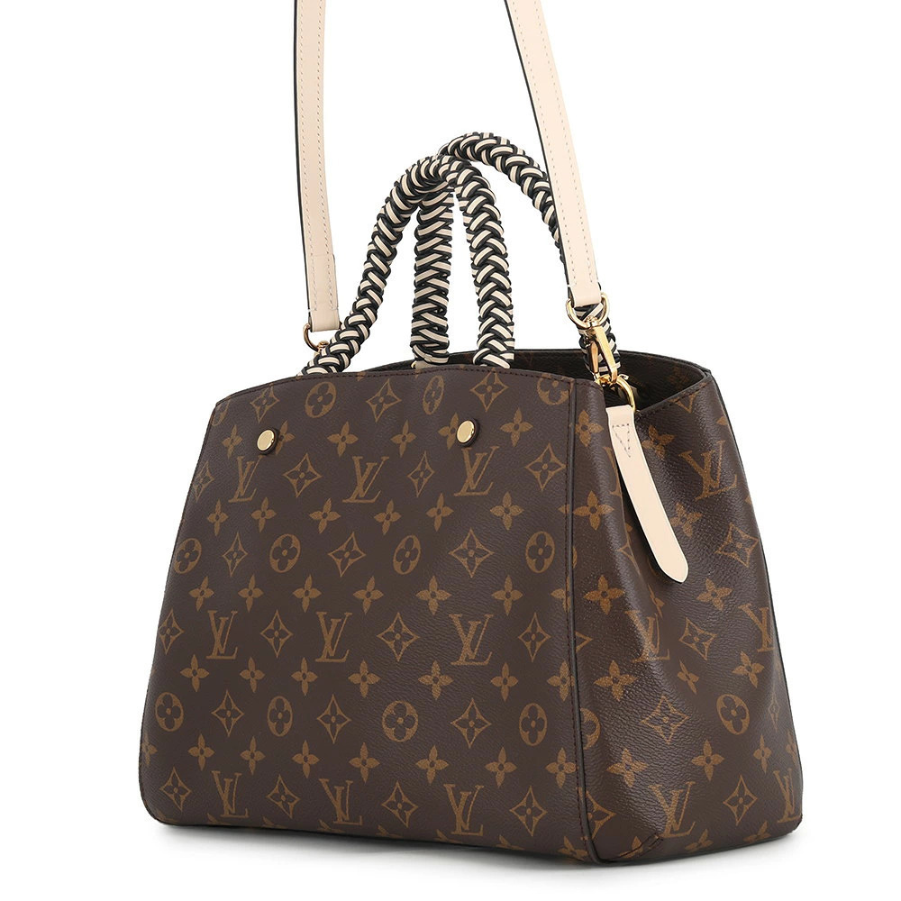 Louis Vuitton Handbag Monogram Shoulder Montaigne Brown